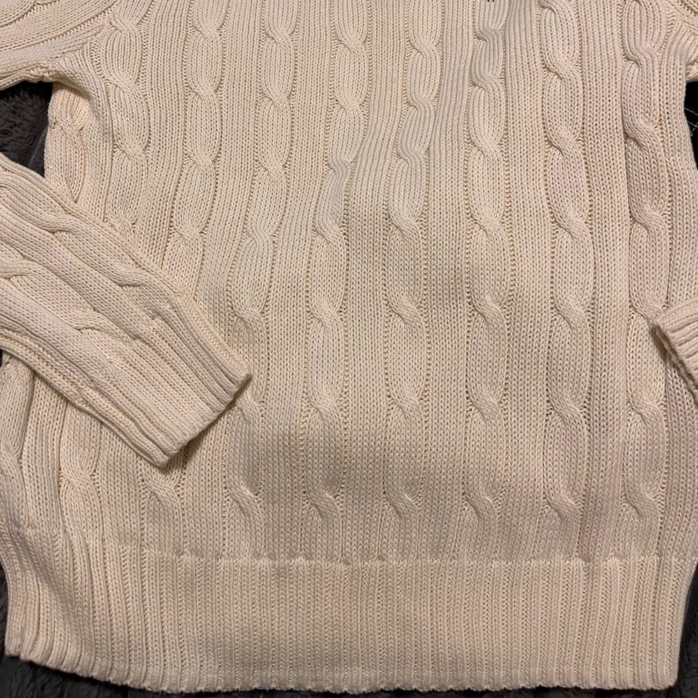 Ralph Lauren Cable knit sweater size Large. - Picture 3 of 5